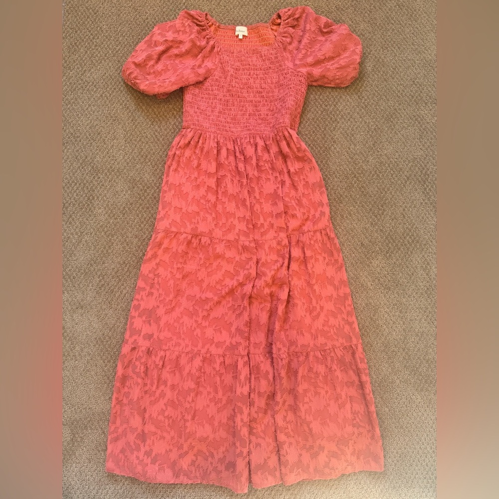 Elegant Pink Maxi Dress